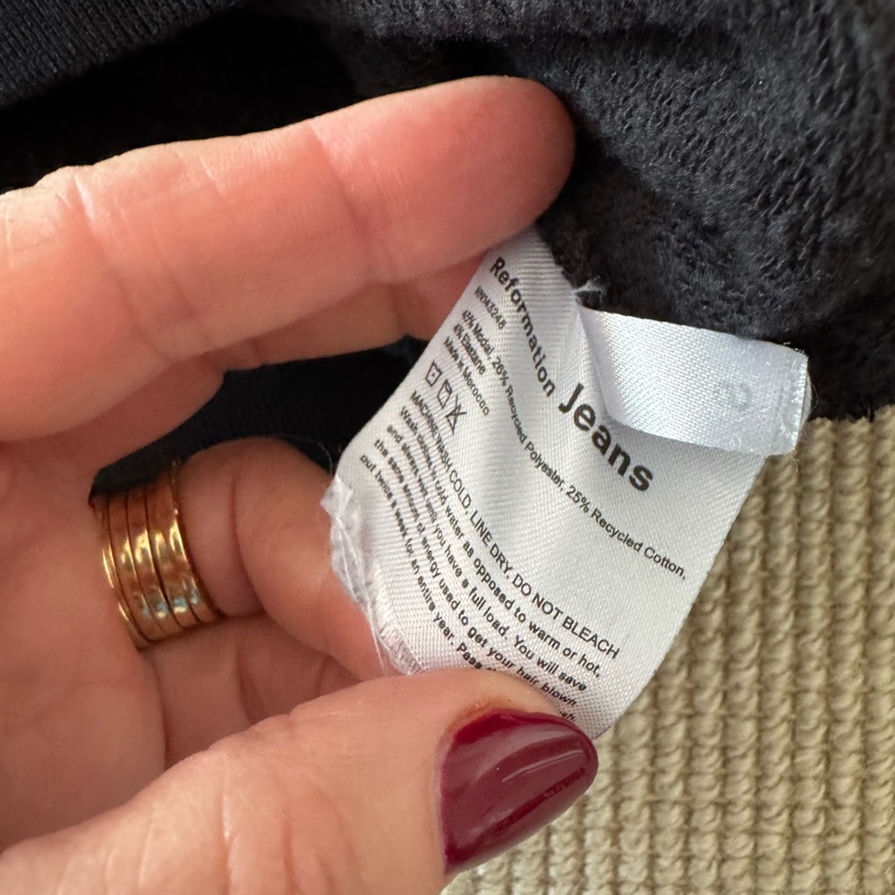 Reformation jeans cropped sweatshirt - Picture 4 of 8